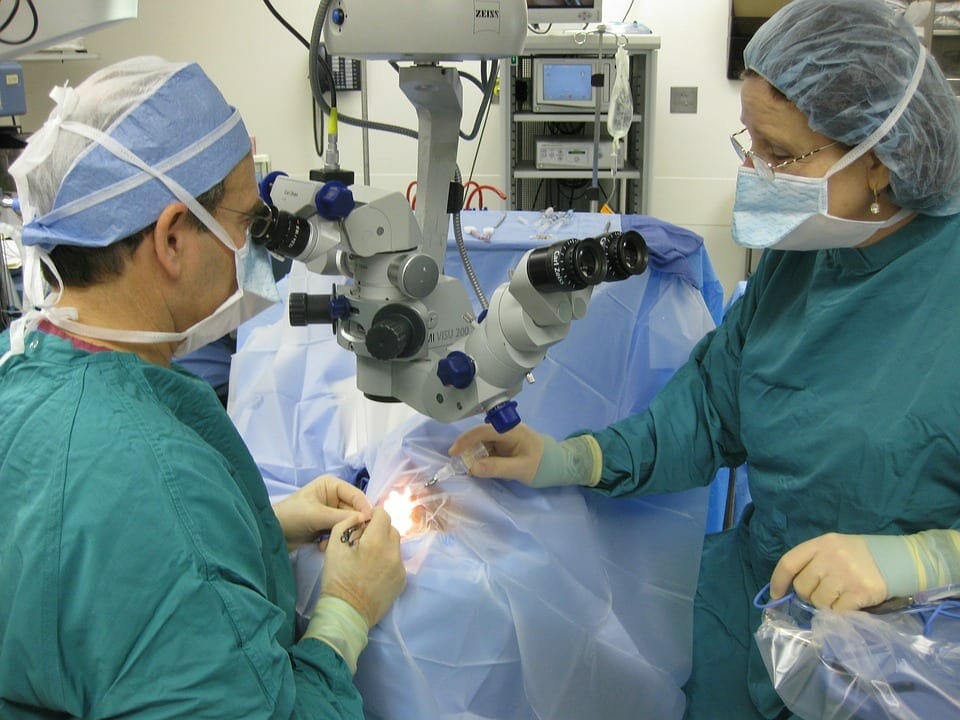 Doctors at Ortho Sports working a surgery